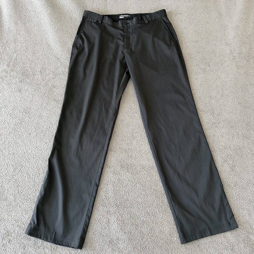 Nike Golf Pants Black Dri-FIT Performance Golf Chinos Men's 34x32